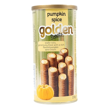 Golden Treats Pumpkin Spice Wafers 135g