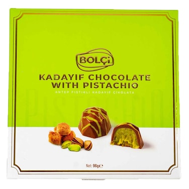 Bolci Kadayif Chocolate With Pistachio 96g