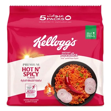 Kellogg's Hot & Spicy Noodles 5pkt