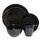 Aah 16Pc Dinner Set Light Black #115