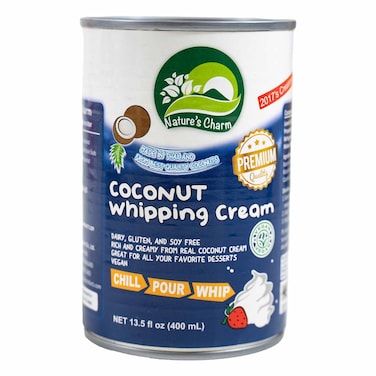 Nature's Charm Coconut Whip Cream 400ml