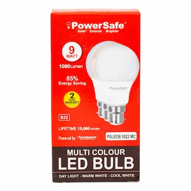 Terminator Led Bulb 9W Multi Colour B22