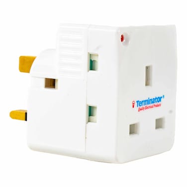 Terminator 3Way Multi Adaptor 13A Fuse