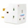 Terminator 3Way Multi Adaptor 13A Fuse