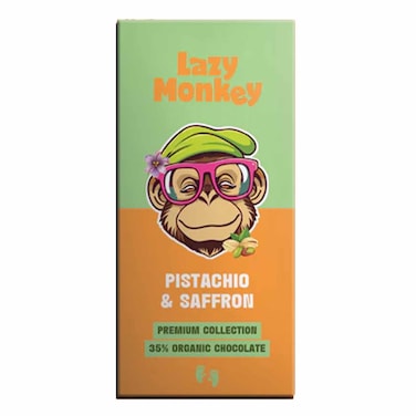 Lazy Monkey Pistachio &amp; Saffron 100g