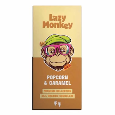 Lazy Monkey Popcorn &amp; Caramel 100g