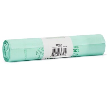 Biodegradable Binliner 50l - Green