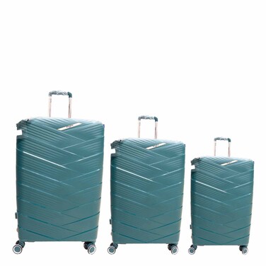 Storesome Trolley Dark Green Set 3Pcs