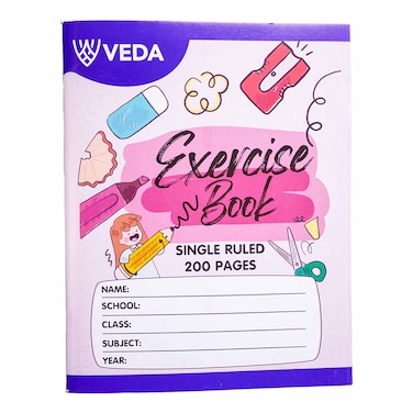 Io: Veda Exercise Book 200p A5 Single Ruled
