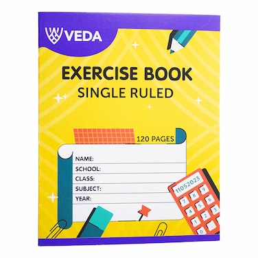 Io: Veda Exercise Book 120p A5 Single Ruled