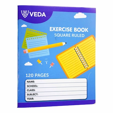 Io:Veda Exercise Book 120p A5 Square Ruled
