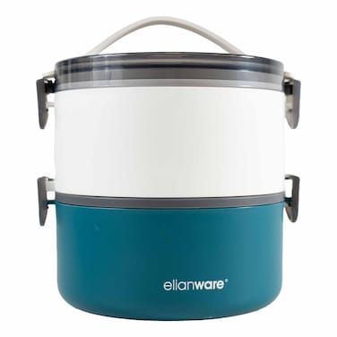 Elianware Square Double Layer Lunch Box