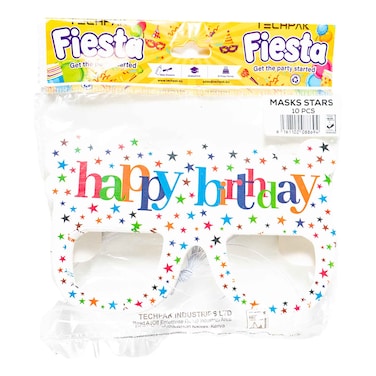 Techpak Fiesta Goggles Stars Laminated Party Item