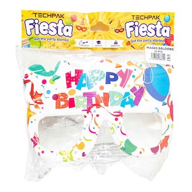 Techpak Fiesta Goggles Balloons Party Item