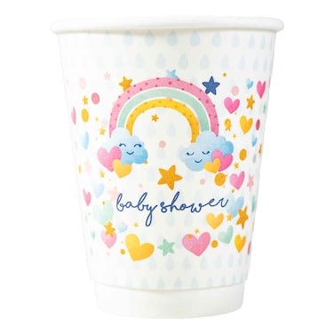Techpak Baby Shower Paper Cups 12oz