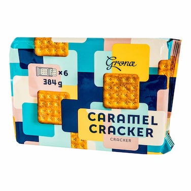 Grona Caramel Cracker 384g