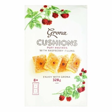 Grona Cushions With Raspberry 328g