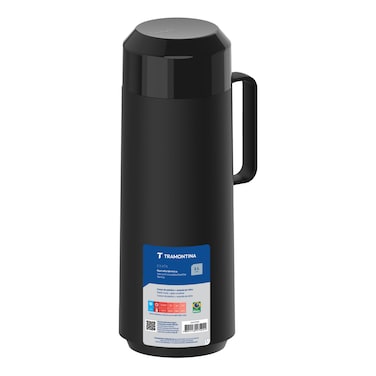 Tramontina Insulated Bottle Black 1l