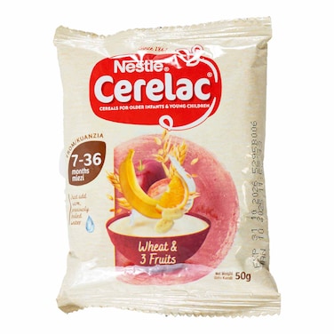 Nestle Cerelac Wheat &amp; Fruits 50g