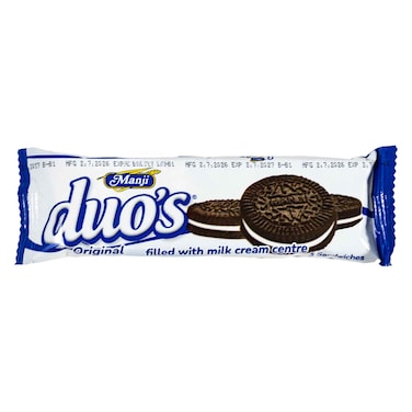 Manji Duo's Milk Cream Sandwich Biscuits 30g