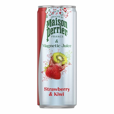 Perrier Strawberry &amp; Kiwi Can 250ml