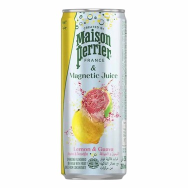 Perrier Lemon &amp; Guava Can 250ml