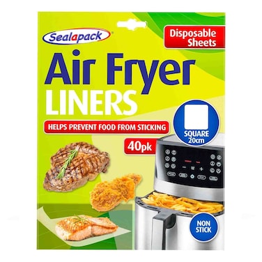 Disposable Air Fryer Liner Square 40pk