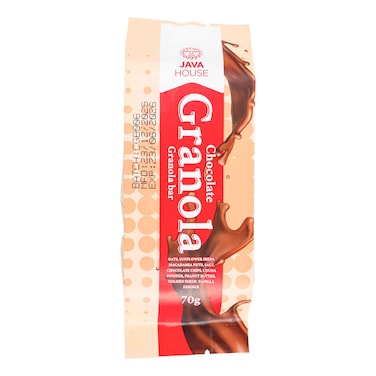 Java Chocolate Granola Bar 70g