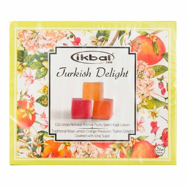 Ikbal Turkish Delight Rose Lemon Orange 125g