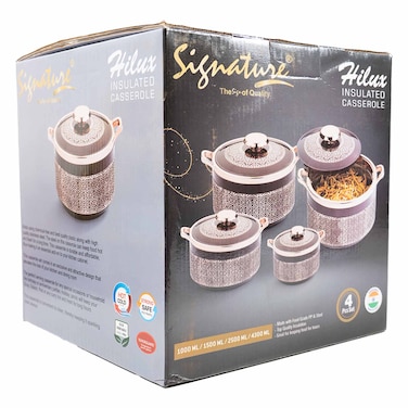Signature Hilux Insulated Casserole 4 Pieces Set