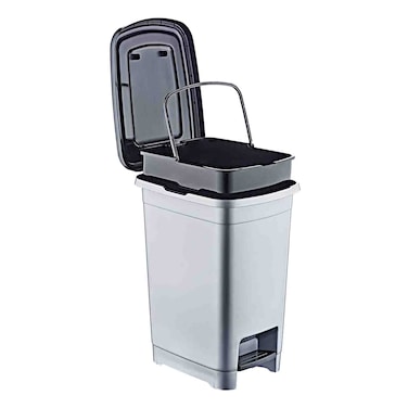 Hobby Life Slim Pedal Bin With Inner Bucket 10l