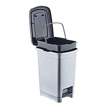 Hobby Life Slim Pedal Bin With Inner Bucket 25l