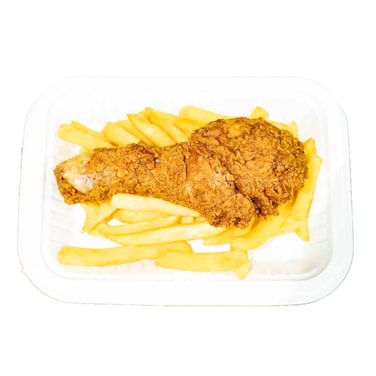 Crispy Chicken Drumstick+Fries Combo