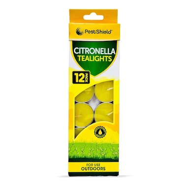 Pestshield Citronella Tealights Candle 12 Pack