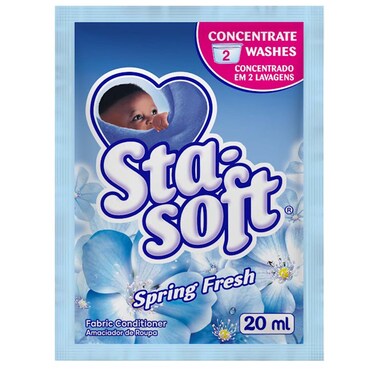 Stasoft Fabric Softener Concentrate Spring Fresh 20ml.