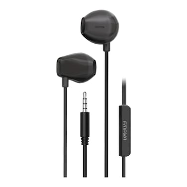 Amaya Black 3.5mm Wired Headphones