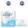 Fay White Toilet Rolls X4 + Fay Antibacterial Wet Wipes 10s