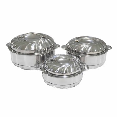 Double Deck Stainless Steel Casserol Set 2/3/5l