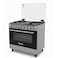 Ramtons 4 gas + 2 Electric 90X60 Silver Cooker -RC/596