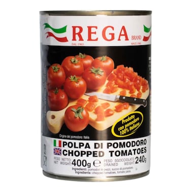 Rega Chopped Tomato 400g