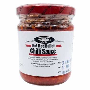 Achaari Red Bullet Chilli Sauce 180g