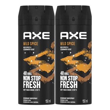 Axe Spray Wildspice  2x150g