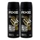 Axe Spray Gold 2x150g