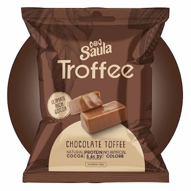 SAULA TROFFEE CHOCOLATE BAG 125G
