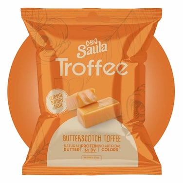 SAULA TROFFEE BUTTERSCOTCH BAG 125G