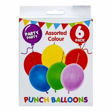PMS Party Punch Balloons 6 Pcs