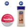 Vaseline Cocoa Radiant Body Oil 200ml + Vaseline Lip Balm Therapy Rosy 20g