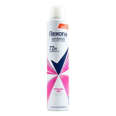 Rexona Deodrant Spray 72hr Dry 200ml