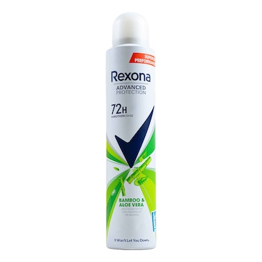 Rexona Deodrant Spray 72hr Bamboo &amp; Aloe Vera 200ml