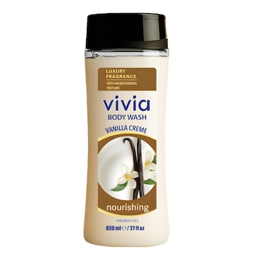 Vivia Body Wash Vanilla Cream 800ml